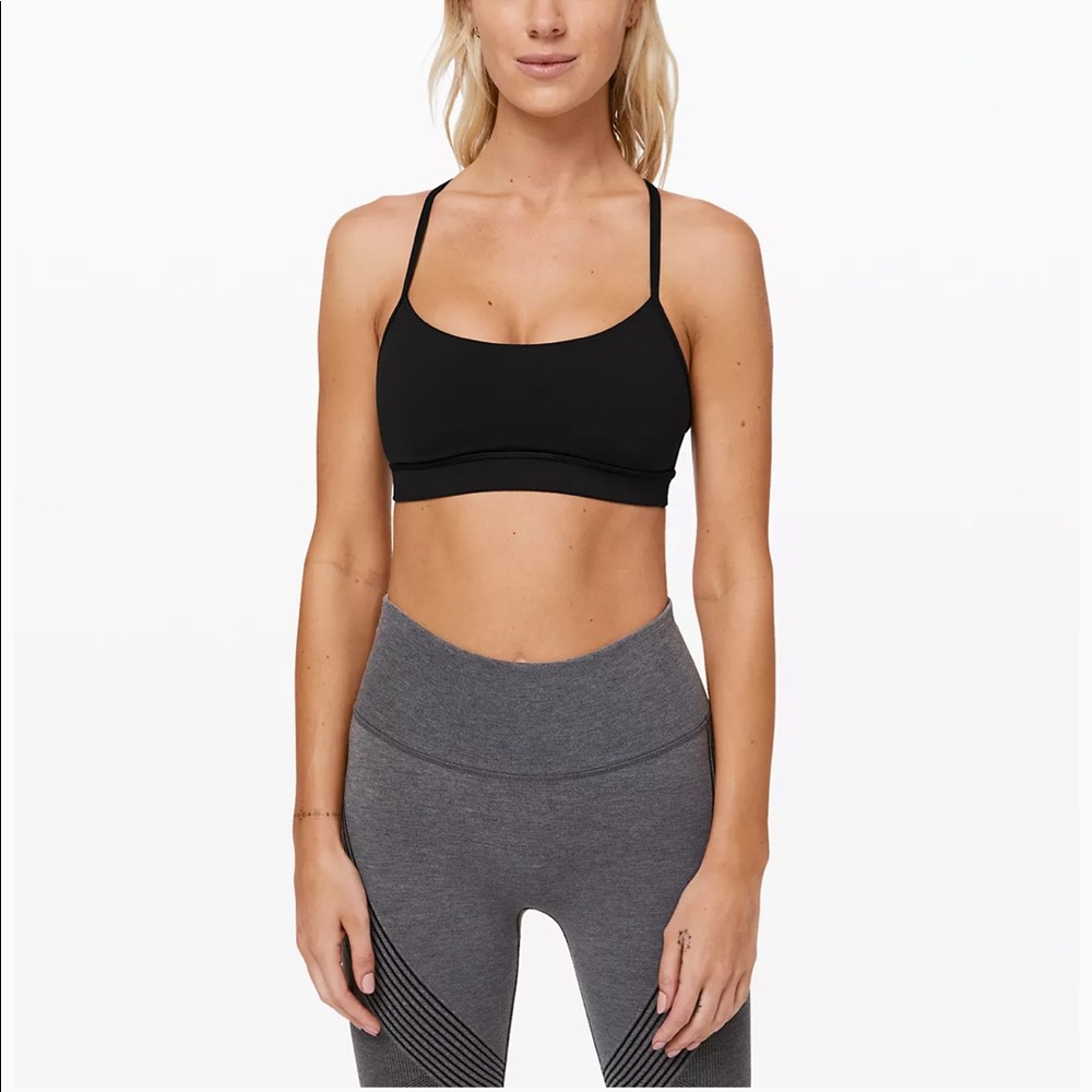 Lululemon Flow Y Nulu Bra in size 4, Light Support, A–C Cups.
